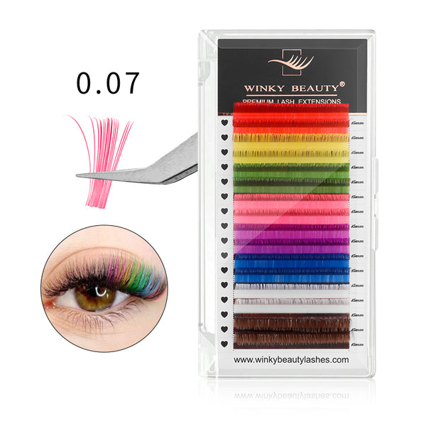 0.07mm Mixed Color Lash